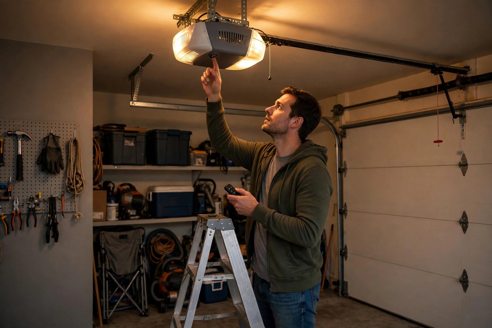 how to program a garage door opener