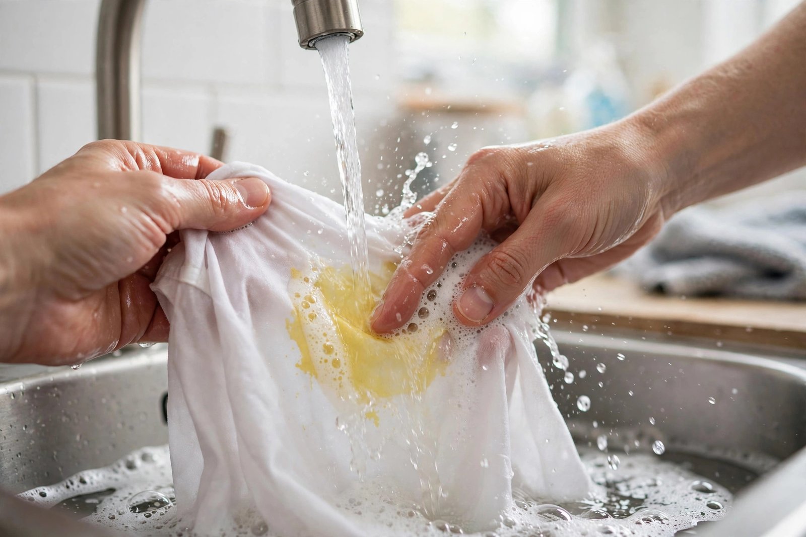 how to remove mustard stains