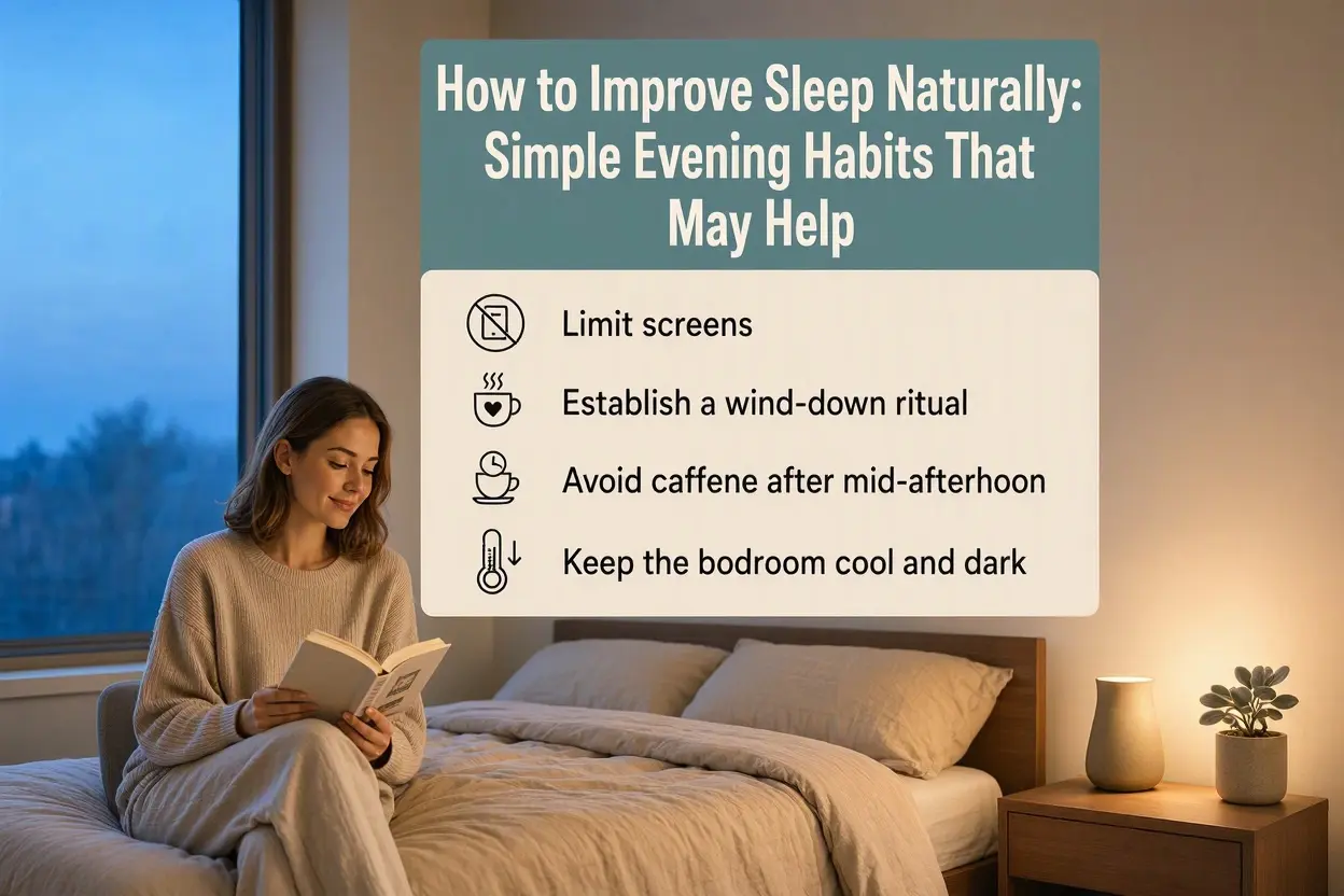 How to Improve Sleep Naturally: Simple Evening Habits That May Help