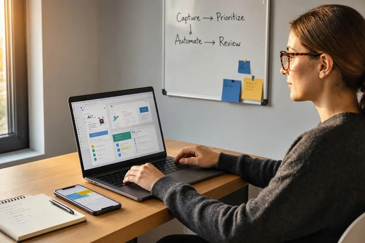 How to Use AI Tools to Organize Your Daily Work Without Paying for Expensive Software